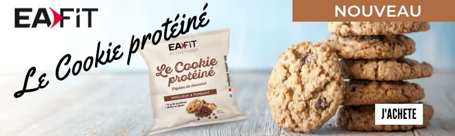 Encas gourmand : cookie protéiné Eafit